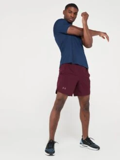 UNDER ARMOUR Men's Running Launch 7'' Shorts - Burgundy -Sport Sphere VLGRX SQ6 0000000017 RED MDd2