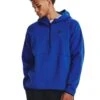 UNDER ARMOUR Men's Training Unstoppable Fleece Hoodie - Blue