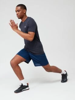 UNDER ARMOUR Seamless Grid T-shirt - Navy/Black  -Sport Sphere VLGTK SQ6 0000000004 BLACK MDd2