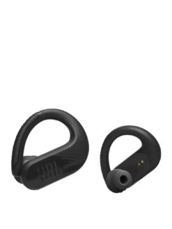 JBL Endurance PEAK 3 - True Wireless Sport Earbuds: Powerhook / IP68 / Smart Ambient, Black -Sport Sphere VLKEV SQ2 0000000004 BLACK SLb