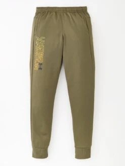 UNDER ARMOUR Boys Armour Fleece Graphic Joggers - Khaki
