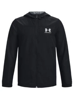 UNDER ARMOUR Boys Sportstyle Windbreaker - Black