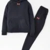 UNDER ARMOUR Boys Rival Fleece Tracksuit - Black