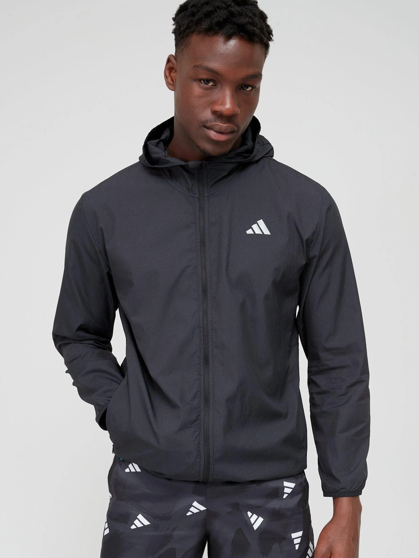 Adidas Men's Run It Running Jacket - Black 1 Adidas Men's Run It Running Jacket - Black