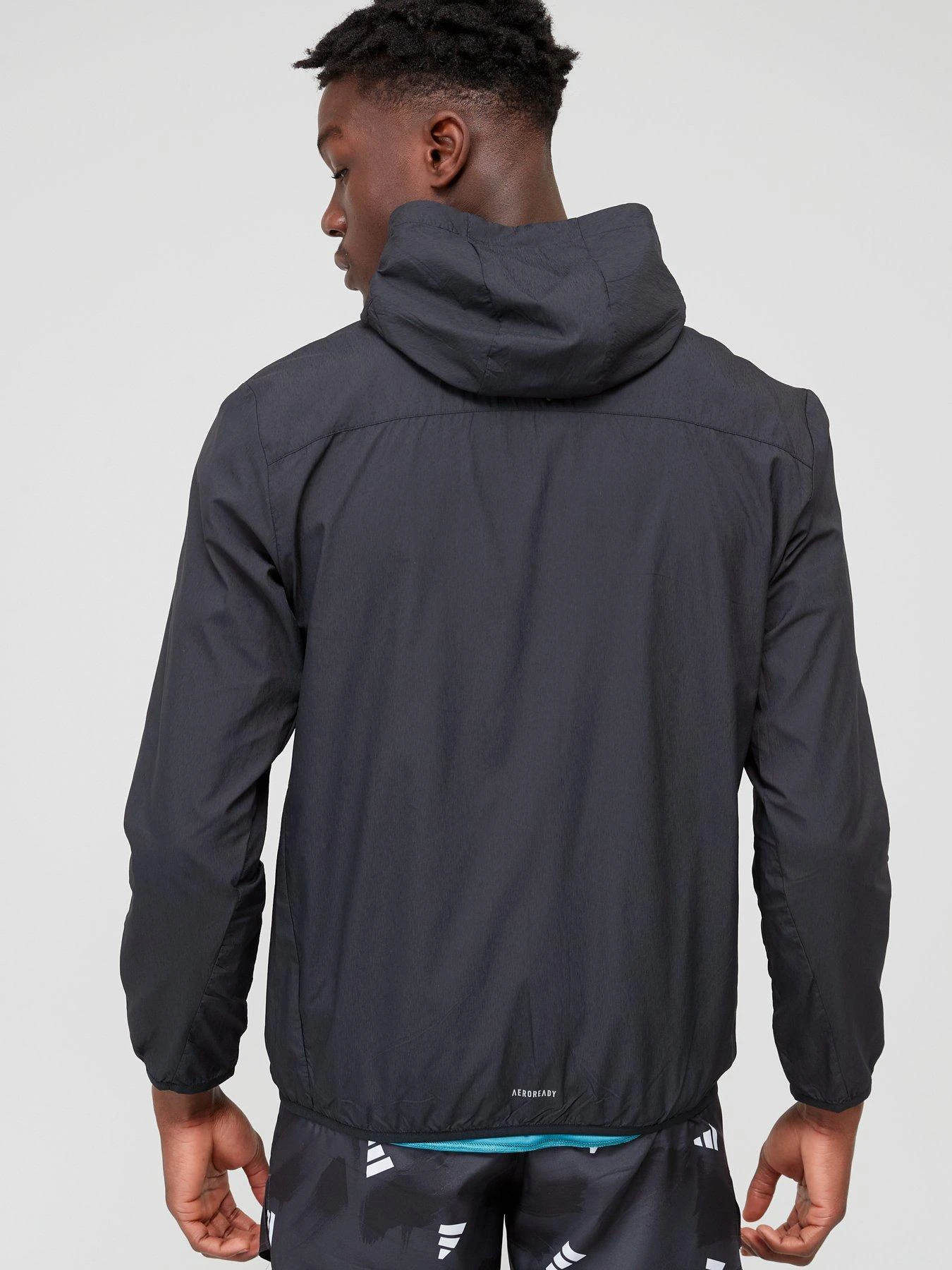 Adidas Men's Run It Running Jacket - Black 2 Adidas Men's Run It Running Jacket - Black - Image 2