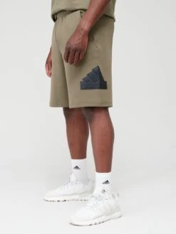 Adidas Sportswear Badge Of Sport Shorts - Green