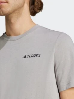 Adidas Terrex Men's Left Chest Logo T-Shirt - Grey -Sport Sphere VLP3R SQ4 0000000005 GREY MDd