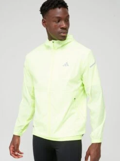 Adidas Men's Ultimate Running Jacket - Yellow