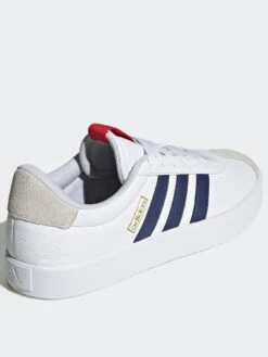 Adidas Sportswear VL Court 3.0 Trainers - White/Grey/Blue -Sport Sphere VLP78 SQ3 0000000013 WHITE SLb