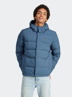 Adidas Helionic Hooded Jacket - Navy