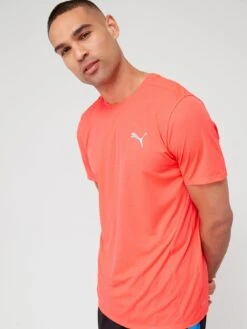 Puma Mens Run Favourite T-Shirt - Red -Sport Sphere VLQQQ SQ5 0000000017 RED MDd1