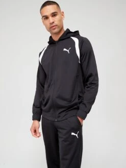 Puma Poly Tracksuit - Black