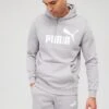 Puma Essentials Big Logo Hoodie - Grey