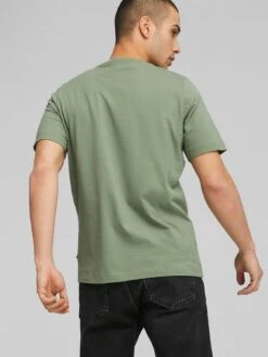 Puma Essentials Big Logo T-Shirt - Green -Sport Sphere VLQR9 SQ2 0000000047 GREEN MDb