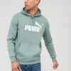 Puma Essentials Big Logo Hoodie - Green
