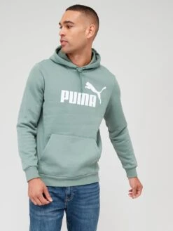 Puma Essentials Big Logo Hoodie - Green