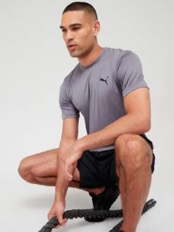 Puma Mens Train All Day T-shirt - Grey -Sport Sphere VLQSW SQ4 0000000005 GREY MDd