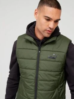 Puma Essentials Padded Gilet - Khaki -Sport Sphere VLQTH SQ4 0000000058 KHAKI MDd