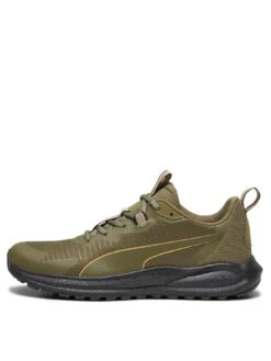 Puma Mens Running Twitch Trail Trainers - Khaki