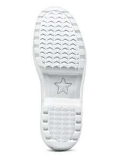 Converse Older Girls Chuck Taylor All Star Eva Lift Leather Hi Top Trainers -Sport Sphere VLTEN SQ5 0000000013 WHITE SLu