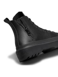 Converse Chuck Taylor All Star Lugged Lift Leather Hi Top Trainers -Sport Sphere VLTLY SQ6 0000000004 BLACK SLd