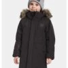 Didriksons Kids Pyrit Waterproof And Windproof Jacket - Black