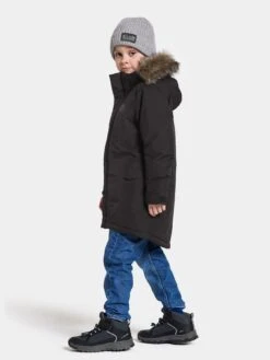 Didriksons Kids Pyrit Waterproof And Windproof Jacket - Black -Sport Sphere VLUI4 SQ5 0000000004 BLACK SLd1