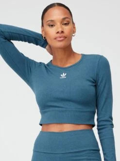 Adidas Originals Rib Longsleeve Tee -Sport Sphere VM00C SQ4 0000000048 NAVY MDd