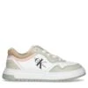 Calvin Klein Jeans Girls Low Cut Lace-up Sneaker - Green/white