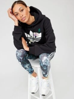 Adidas Originals Flower Hoodie -Sport Sphere VM05D SQ4 0000000004 BLACK MDd