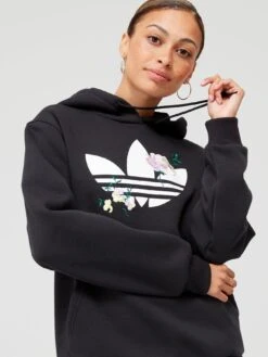 Adidas Originals Flower Hoodie -Sport Sphere VM05D SQ5 0000000004 BLACK MDd1