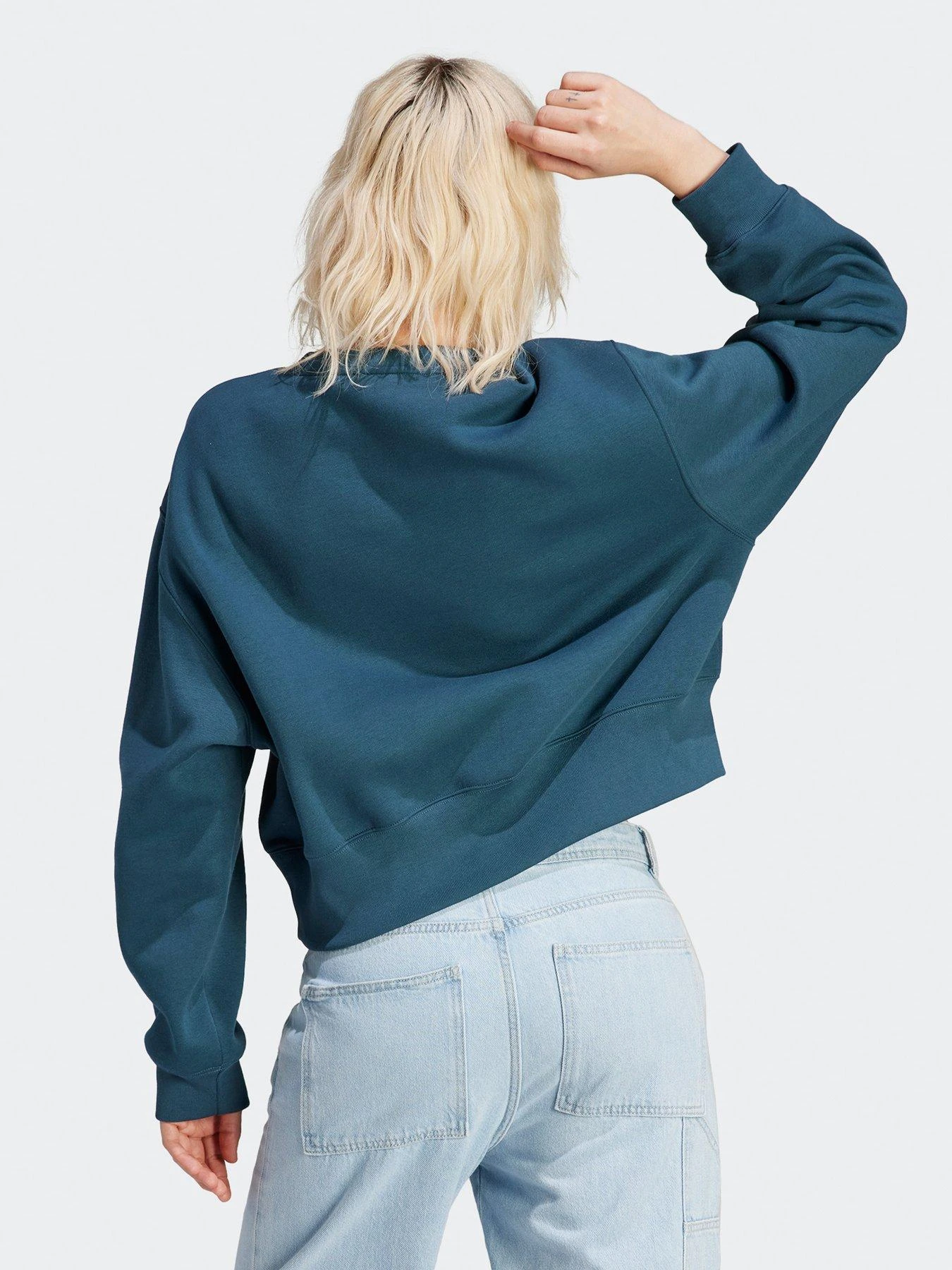 Adidas Originals Sweatshirt - Navy 2 Adidas Originals Sweatshirt - Navy - Image 2