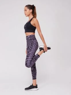 Adidas Performance Optime Trainicons Jacquard 3-stripes Leggings - Purple -Sport Sphere VM06Q SQ3 0000000039 PURPLE MDo