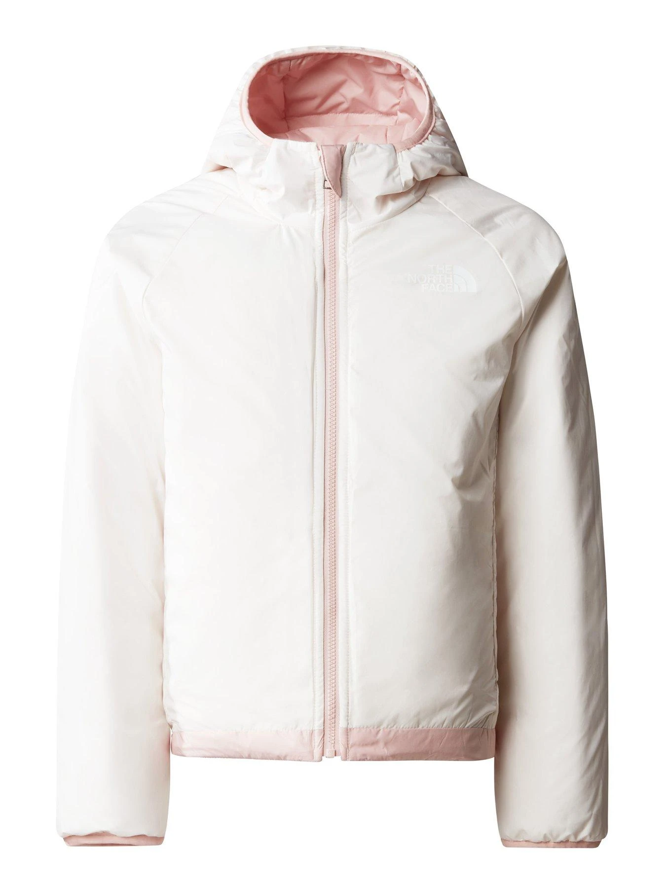 THE NORTH FACE Girls Reversible Perrito Jacket - Light Pink 5 THE NORTH FACE Girls Reversible Perrito Jacket - Light Pink - Image 5