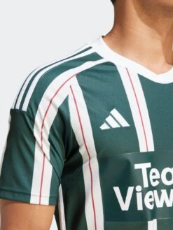 Adidas Manchester United Mens 23/24 Away Stadium Replica Shirt - Green -Sport Sphere VM299 SQ5 0000000047 GREEN SLd1