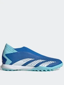 Adidas Mens Predator Accuracy Laceless 20.3 Astro Turf Football Boot - Blue