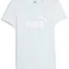 Puma Girls Essentials Logo T-Shirt - Light Pink