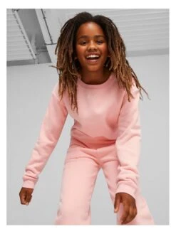 Puma Girls Fleece Loungewear Suit - Light Pink