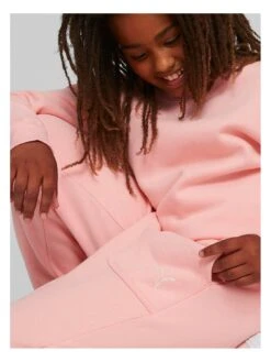 Puma Girls Fleece Loungewear Suit - Light Pink -Sport Sphere VM2HZ SQ3 0000000367 LIGHT PINK SLb