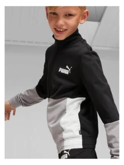 Puma Boys Colourblock Poly Tracksuit -Sport Sphere VM2IM SQ3 0000000004 BLACK SLb