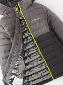 Columbia Boys Powder Lite Insulated Jacket - Dark Grey -Sport Sphere VMBOA SQ5 0000000070 DARK GREY SLd1