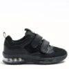 River Island Boys Mesh Velcro Trainers - Black
