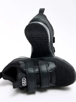 River Island Boys Mesh Velcro Trainers - Black -Sport Sphere VMC0X SQ6 0000000004 BLACK SLd