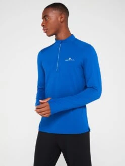 Ronhill Men's Ronhill Core Running Thermal 1/2 Zip Top - Blue