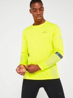 Ronhill Men's Ronhill Tech Afterhours Long Sleeve Tee - Yellow