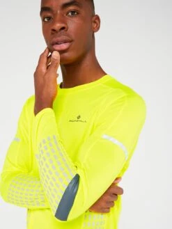Ronhill Men's Ronhill Tech Afterhours Long Sleeve Tee - Yellow -Sport Sphere VMHN1 SQ4 0000000076 YELLOW MDd