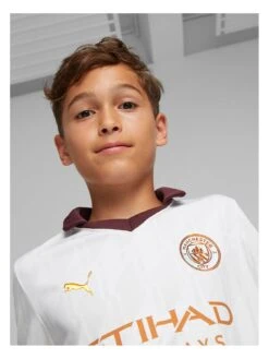 Puma Youth Manchester City 23/24 Short Sleeved Away Stadium Jersey -Sport Sphere VMI5A SQ3 0000000013 WHITE SLb