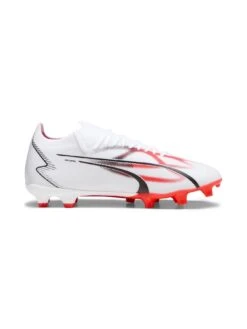 Puma Mens Ultra Match Firm Ground Football Boot - White -Sport Sphere VMI94 SQ6 0000000013 WHITE SLd