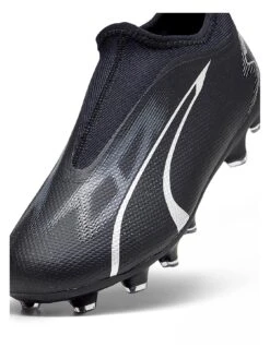 Puma Youth Ultra Match Laceless Firm Ground Football Boots - Black -Sport Sphere VMI98 SQ4 0000000004 BLACK SLt