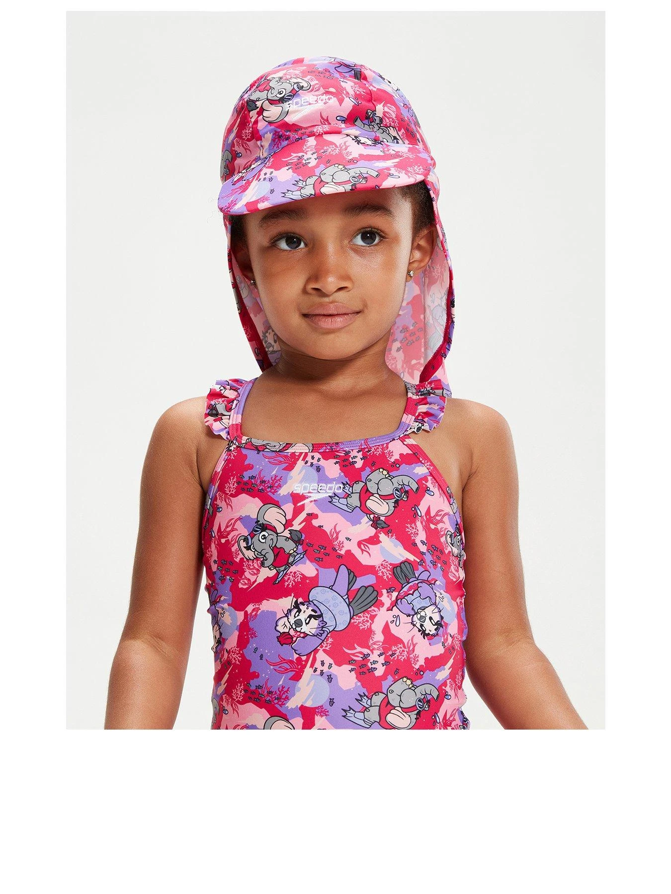 Speedo Girls Learn To Swim Sun Protection Hat 1 Speedo Girls Learn To Swim Sun Protection Hat